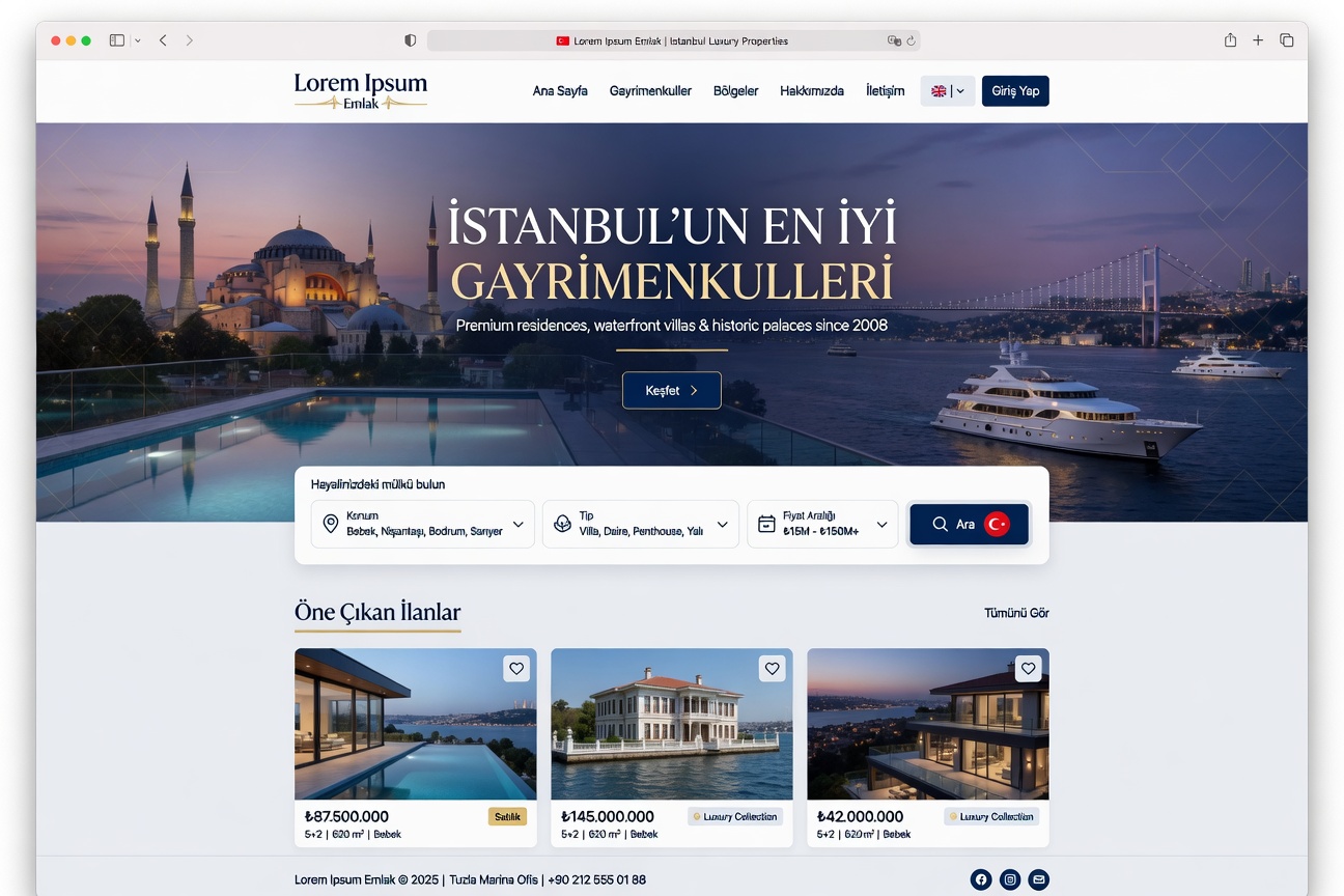 Lorem Ipsum Emlak Real Estate Demo